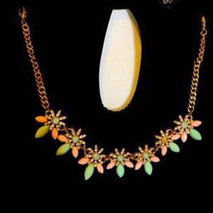 Beautiful young girls dress with jeweled neckline.